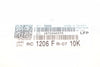 Roll of 5000 NEW Yageo RC0402FR-0710RL 0.063W, 1/16W Chip Resistor 0402