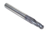 Sandvik Coromant 1B231-0953-XA 1620 CoroMill Plura Solid Carbide Ball Nose End Mill