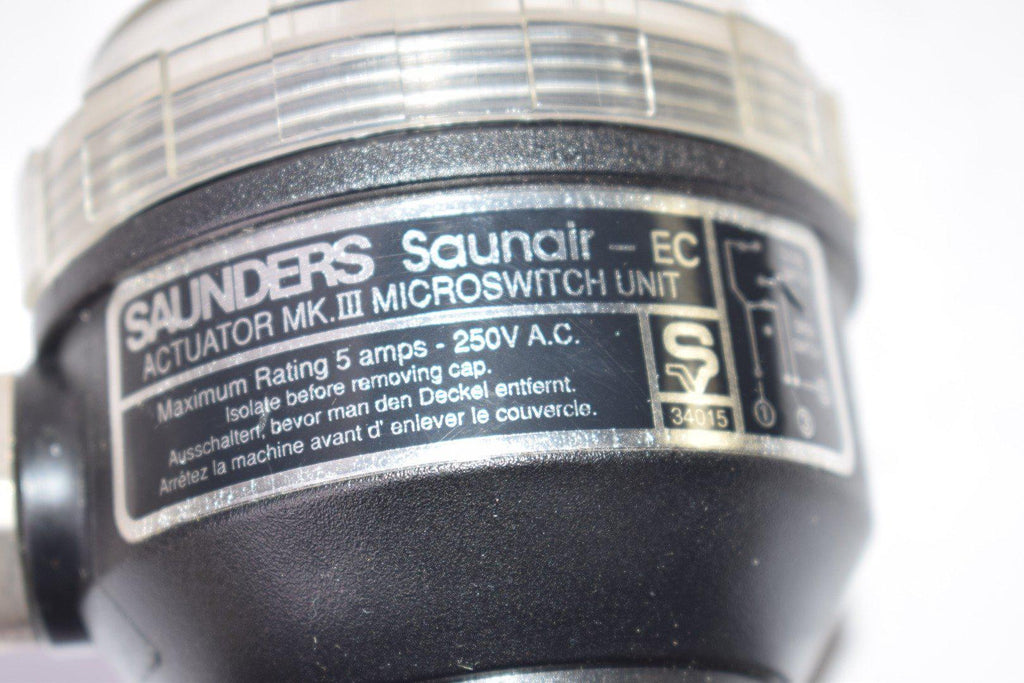 SAUNDERS Saunair EC Piston Actuator, Actuator MK.III Microswitch Unit
