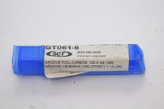 SCIENTIFIC CUTTING TOOLS GT061-6 Carbide Groove Tool, 0.12 In Bore, 0.375 In Cut