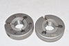 Set of 2 PRECON 3/4-32 UN-2A Thread Ring Gages GO PD .7286 x NOGO PD .7250