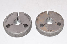 Set of 2 VTG Vermont Gage 9/16-18 UNJF-3A Thread Ring Gages GOPD .5264 x NOGO PD .5230