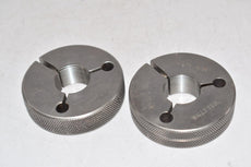 Set of 2 Wally Tool M24X1.0-6g Thread Ring Gages GO PD .9183 x LO PD .9132