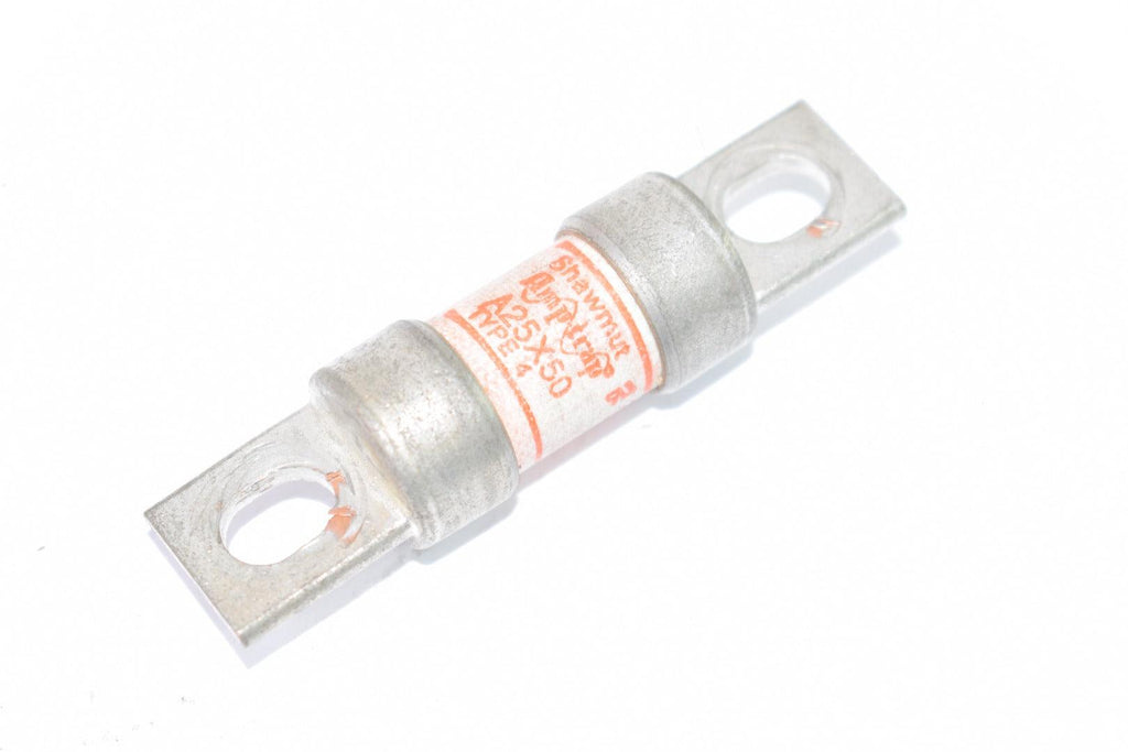 Shawmut A25X50 Amp Trap Fuse Type 4, 50 Amp