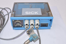 Sick 420-0102, 1-026-22C Power Supply Connection Module W/ Sick EL1-F124 Photoelectric Sensor