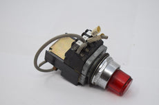 Siemens 52PE6G2A Red Pushbutton Switch 120VAC 1NO 1NC