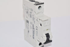 Siemens 5SY41018 Circuit Breaker; Supplementary; 1-P; 1A; D Curve; DIN Mnt; UL1077