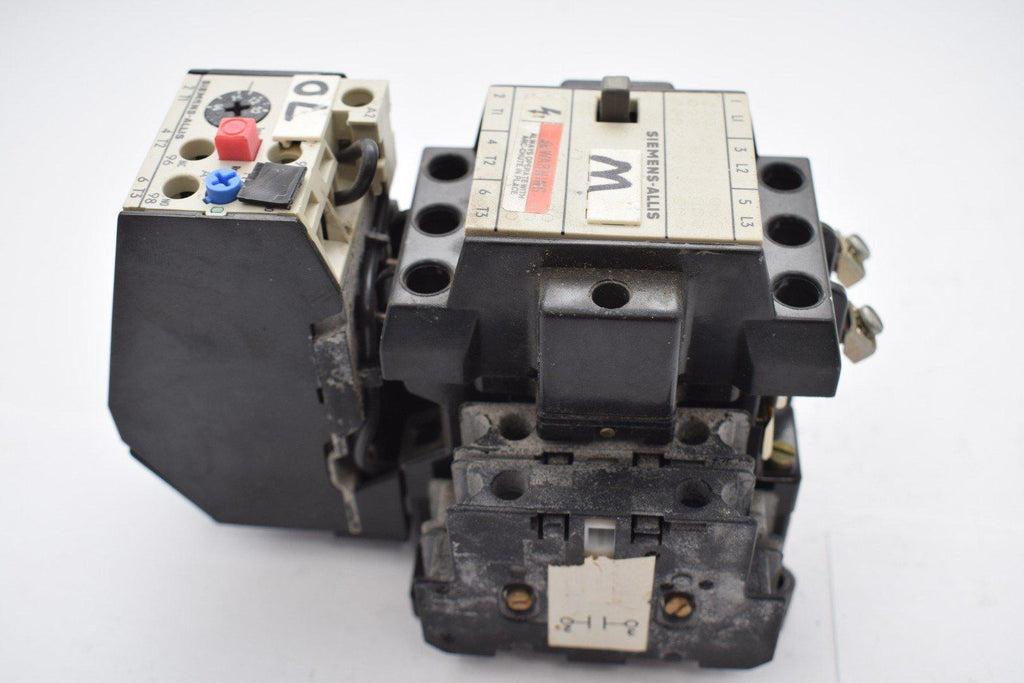 Siemens Allis Chalmers CXL103 Contactor OLR1600CSI Overload Relay