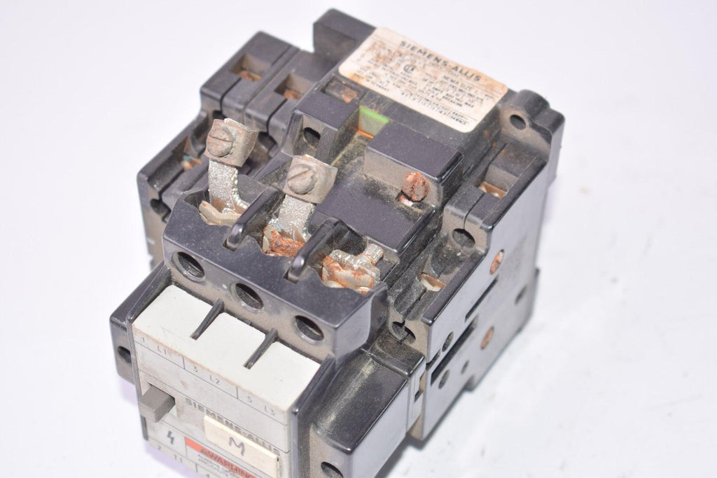 Siemens-Allis NEMA Size 1 Contactor Switch CXL10*3 600 VAC MAX 3 Pole ...
