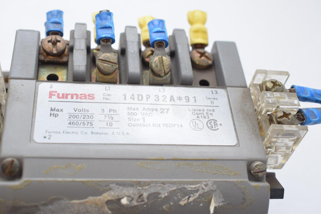 Siemens Furnas 14DP32A*91 Motor Starter 3 PH 37A 600VAC Size 1 VB