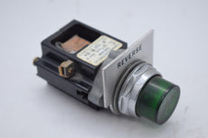 Siemens Furnas 52PA4GN PILOT LIGHT TRANSFORMER TYPE 120VAC Green Lens, Reverse