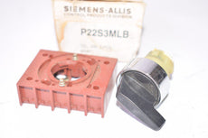 Siemens P22S3MLB Selector Switch 3 Position Lever, Black