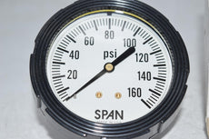 Span LFC210-160 3'' Pressure Gauge 0-160 Psi