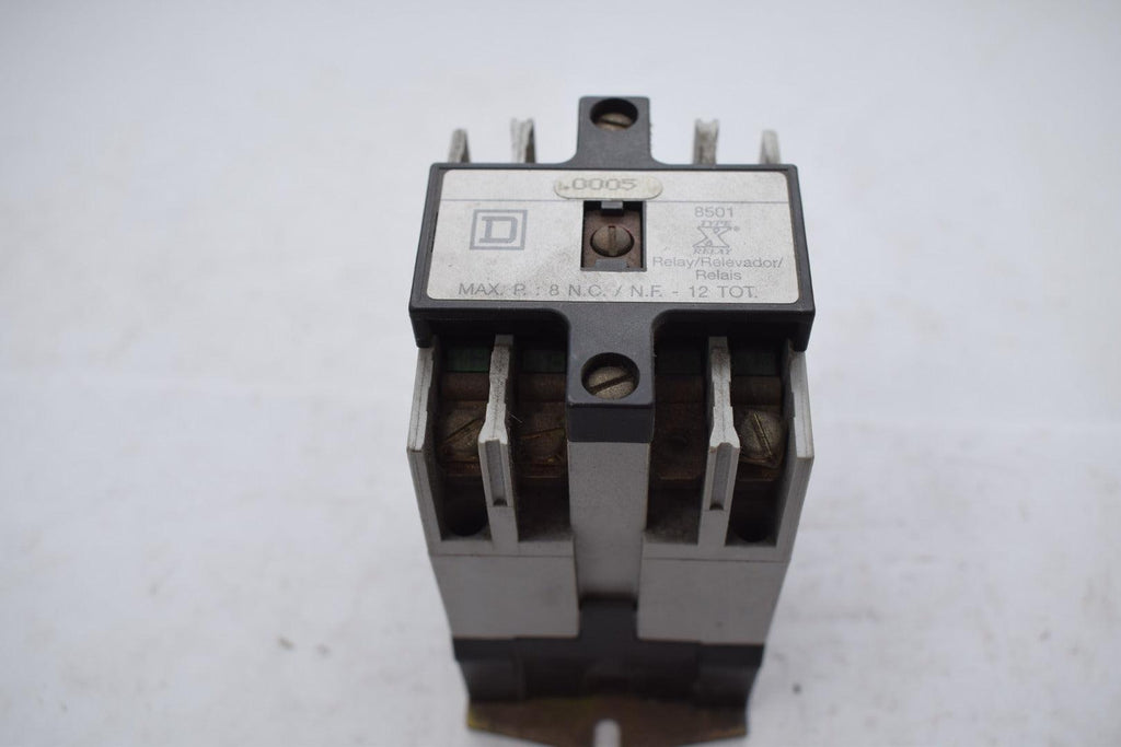 SQUARE D 8501X040 TYPE X RELAY SERIES A Form FX 8501 X040 Nema A600