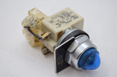 SQUARE D 9001 KM38 Blue LIGHT MODULE LAMP 120V AC-DC Auto Mode Face Plate