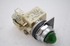 Square D 9001-KM38 Pilot Light Module Switch Green 120V Ser. G