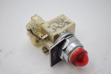 Square D 9001-KM38 Pilot Light Module Switch Red 120V Ser. G