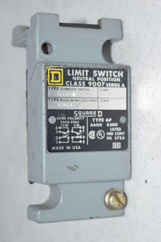 Square D 9007-C64BW Limit Switch Neutral Position
