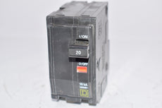 Square D Circuit Breaker Switch 20 Amp 10kA 120/240V