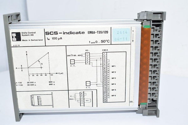 Stafa Controller Staefa Stafa Control System SCS Indicate EM6A-T35/120 EM6A PLC Control ...