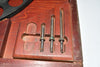 Starrett No. 224 16''-20'' SET E Outside Micrometer W/ Standard Wood Case