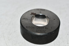 Stotz 10504-0501 19.992mm Bore Ring Gage Smooth Setting Ring