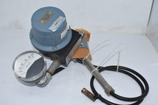 Taylor 3400T Pressure Differential Transmitter With Gauge 24VDC 4-20mA DC