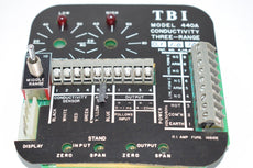 TBI Bailey Controls 440A Conductivity Three Range PCB Circuit Board 0.1 1.0 10