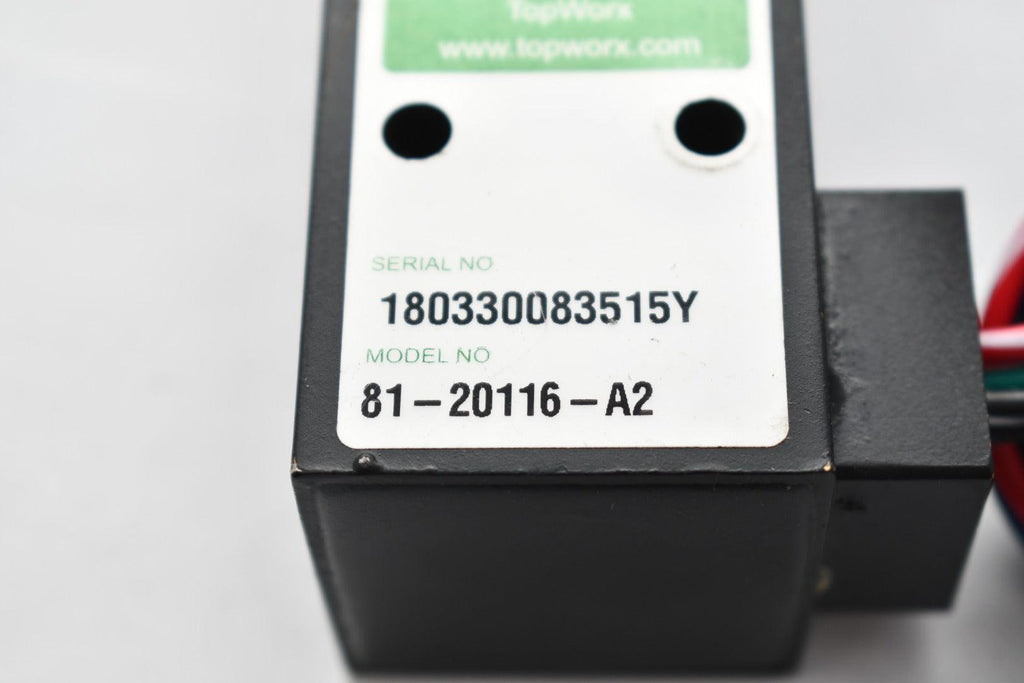 TOPWORX 81-20116-A2 Model 81 Leverless Dry Contact Proximity Sensor GO