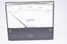 Toyo Keiki RPM Gauge Meter 0-2000 RPM BJ925395