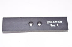 Ultratech Stepper, UTS, Machine Fixture Plate, P/N: 1052-671300, 3-3/4'' OAL x 7/8'' W