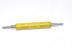 Vermont Gage M1.8 x 35-6H Thread Plug Gage Assembly GO 1.573 x NOGO 1.658