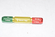 Vermont Gage Thread Plug Gage Handle GO 3.60mm x NOGO 3.70mm