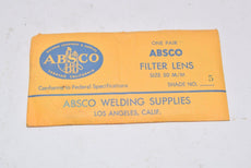 Vintage ABSCO Filter Lens Size: 50 MM Shade No 5