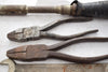 Vintage Antique Tool Lot, Wrenches, Screwdriver, Pliers, Socket