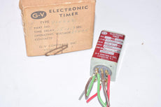 Vintage G-V Controls Electronic TImer Type: 900062 Time Delay: .35-1.7 Sec 24VDC