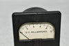 Vintage GE 4120396-A D.C Milliamperes 0-10 Amps Meter Gage