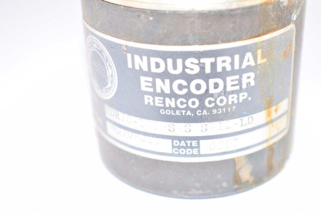 Vintage RENCO HDR70-100-S-S-12-LD Industrial Encoder – VB Industrial Supply