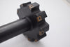 Walter F2253-5557218 Indexable Milling Cutter W/ Inserts 3-1/2'' x 1-1/4'' Shank 8'' OAL