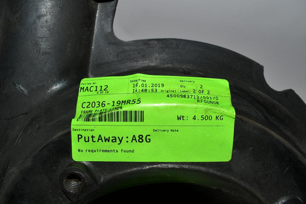 Warman C203619MR55 Weir Liner Frame Plate Pump 8M19/2 VB Industrial