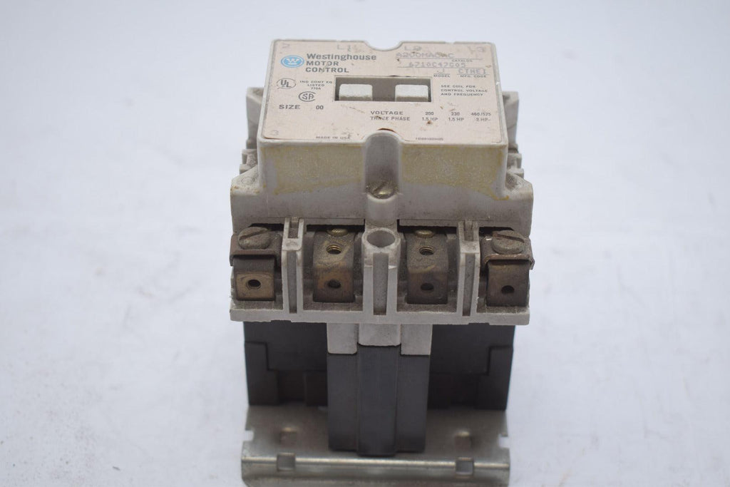 Westinghouse A200MACAC Motor Control Starter , Size 00 Contactor 110/120V Coil