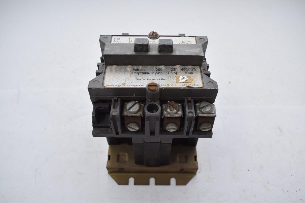 Westinghouse A211K17 Motor Starter Contactor Size 1 27 Amps