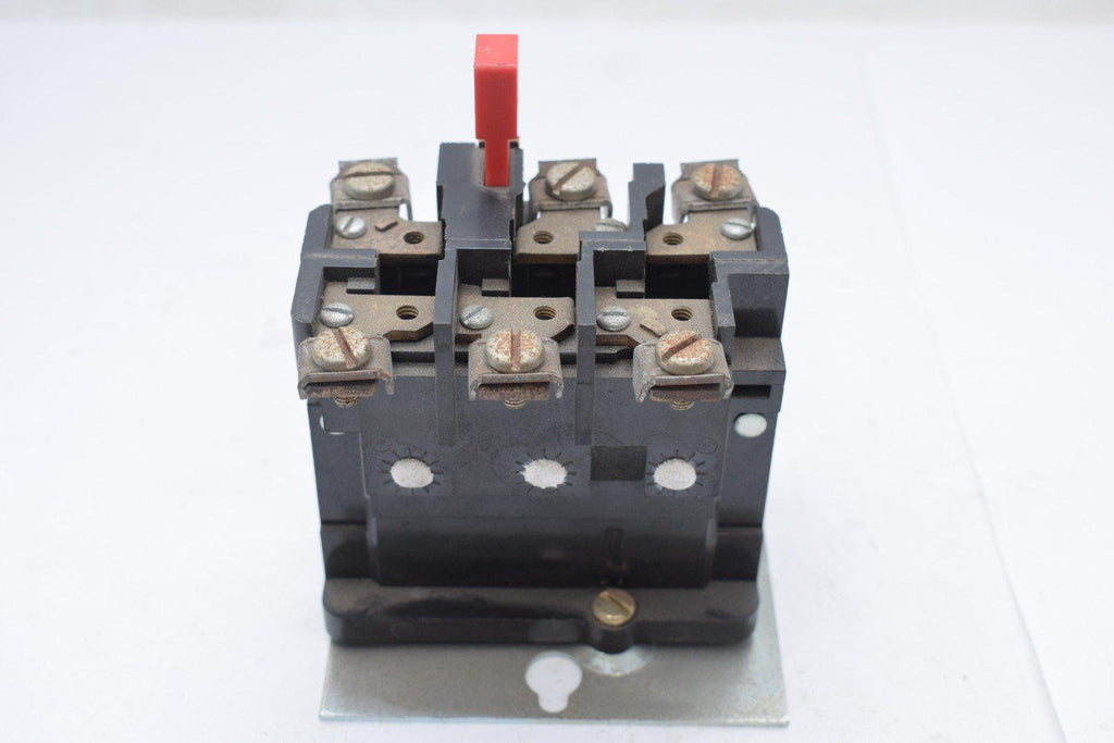 WESTINGHOUSE AN13P HERMAL OVERLOAD RELAY NEMA TYPE A A200 PANEL MOUNTED 3-POLE 0.25 - 26.2 FLA 1NC AUXILIARY CONTACT