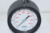 Winters Pressure Gauge 4-1/2'' 0-600 PSI 0-4000 kPa Back Mount