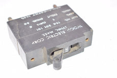 Wood Electric 124-201-101 Circuit Breaker Switch 1 Amp 250VAC
