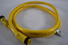 Woodhead 47224 10pin Male/female Pvc Yellow Cable 600VAC Cordset